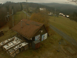 Kamera na svahu B, horní stanice