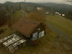 Kamera na svahu B, horní stanice