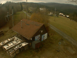 Kamera na svahu B, horní stanice