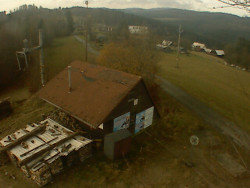 Kamera na svahu B, horní stanice