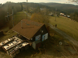 Kamera na svahu B, horní stanice