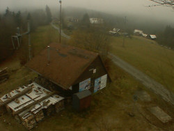 Kamera na svahu B, horní stanice