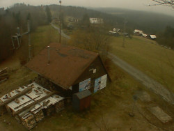 Kamera na svahu B, horní stanice