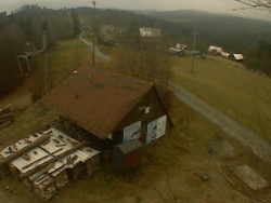 Kamera na svahu B, horní stanice