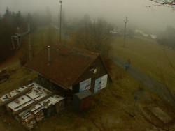 Kamera na svahu B, horní stanice