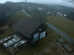 Kamera na svahu B, horní stanice