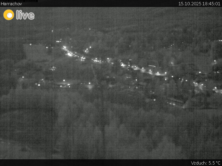 Město Harrachov - Harrachov - 15.10.2025 v 18:45 Město Harrachov - Harrachov - 15.10.2025 v 18:45
