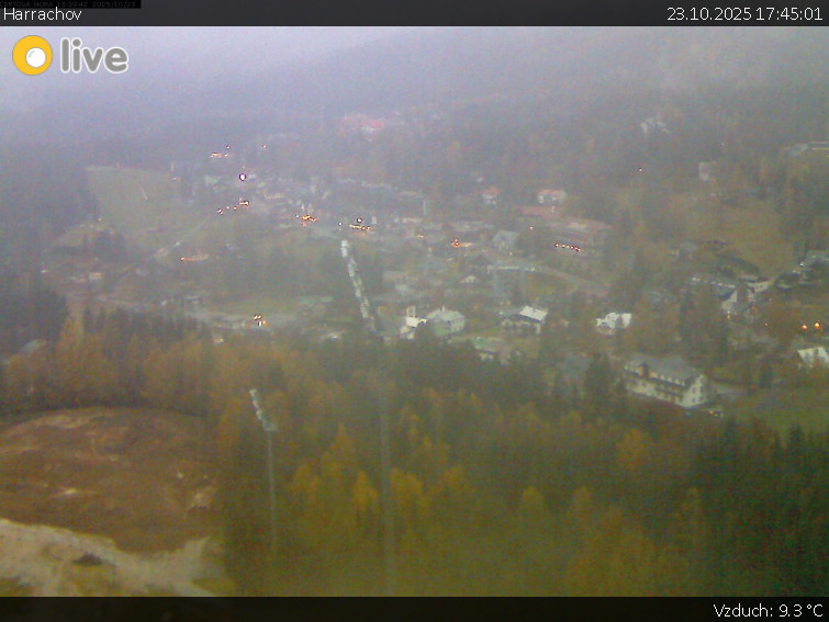 Město Harrachov - Harrachov - 23.10.2025 v 17:45 Město Harrachov - Harrachov - 23.10.2025 v 17:45