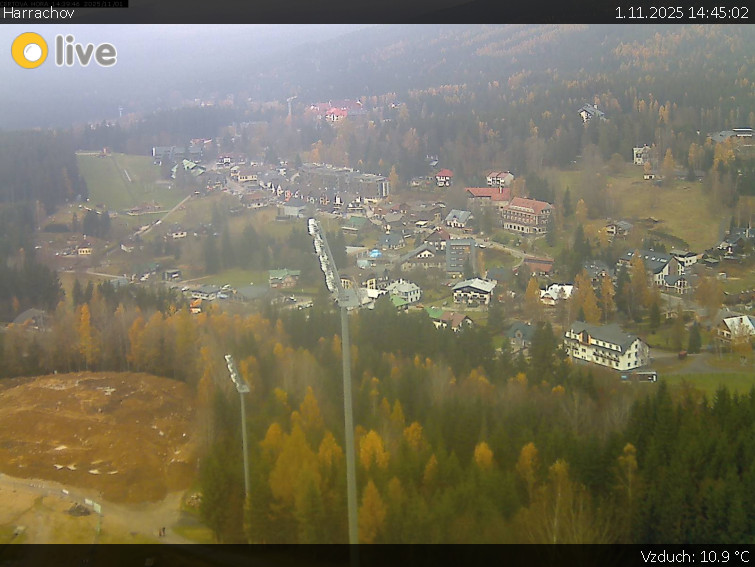 Město Harrachov - Harrachov - 1.11.2025 v 14:45 Město Harrachov - Harrachov - 1.11.2025 v 14:45