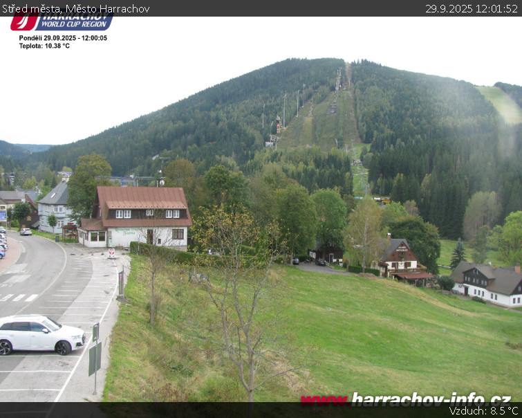 Město Harrachov - Střed města - 29.9.2025 v 12:01 Město Harrachov - Střed města - 29.9.2025 v 12:01