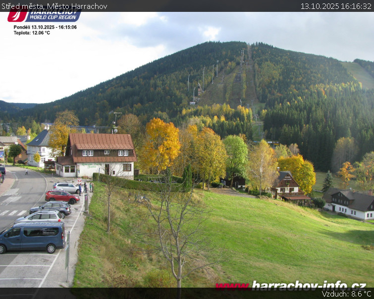 Město Harrachov - Střed města - 13.10.2025 v 16:16 Město Harrachov - Střed města - 13.10.2025 v 16:16