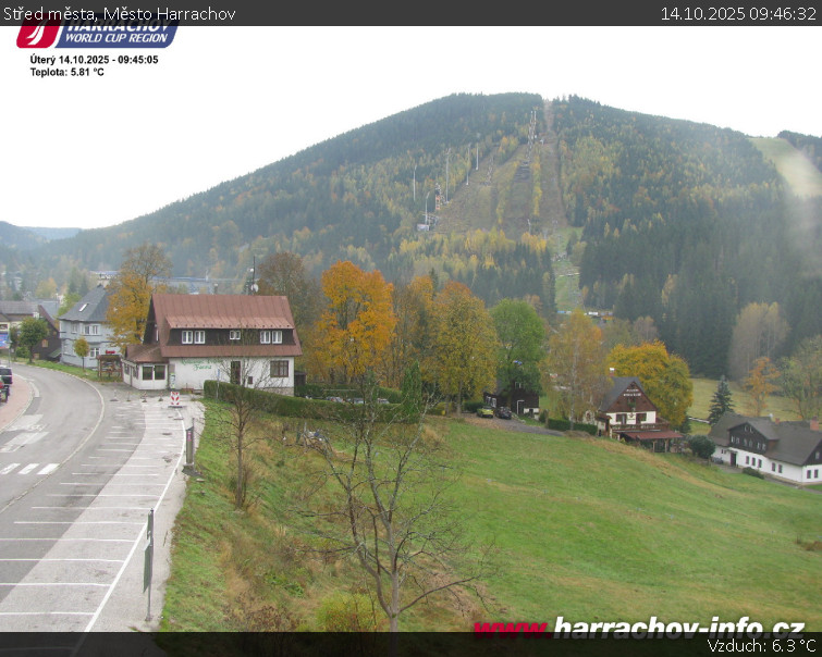 Město Harrachov - Střed města - 14.10.2025 v 09:46 Město Harrachov - Střed města - 14.10.2025 v 09:46