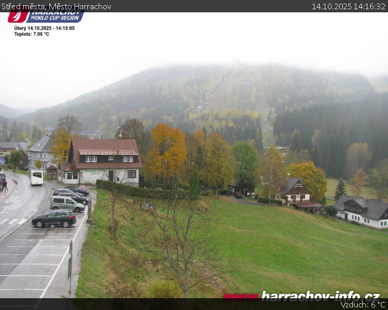 Město Harrachov - Střed města - 14.10.2025 v 14:16 Město Harrachov - Střed města - 14.10.2025 v 14:16