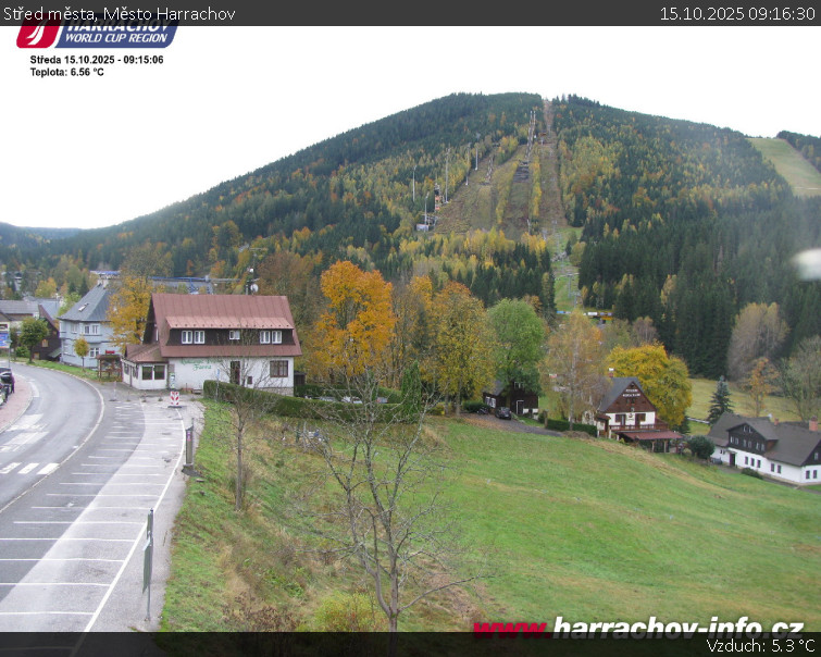 Město Harrachov - Střed města - 15.10.2025 v 09:16 Město Harrachov - Střed města - 15.10.2025 v 09:16