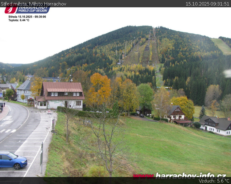 Město Harrachov - Střed města - 15.10.2025 v 09:31 Město Harrachov - Střed města - 15.10.2025 v 09:31