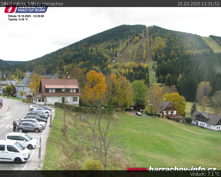 Město Harrachov - Střed města - 15.10.2025 v 12:31 Město Harrachov - Střed města - 15.10.2025 v 12:31
