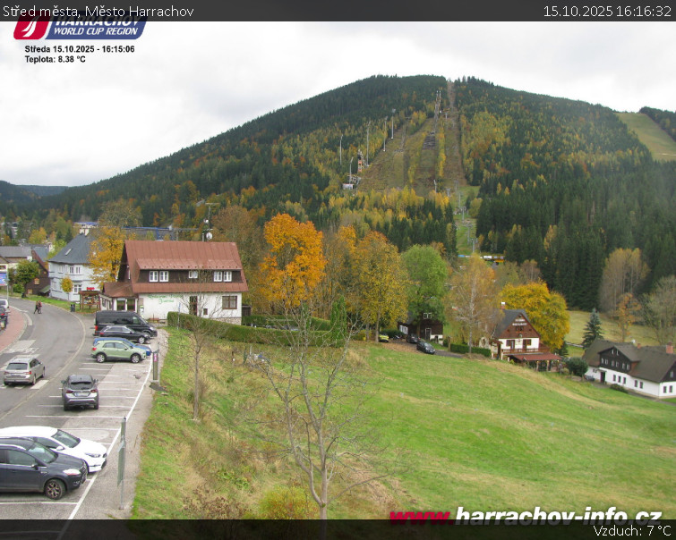 Město Harrachov - Střed města - 15.10.2025 v 16:16 Město Harrachov - Střed města - 15.10.2025 v 16:16