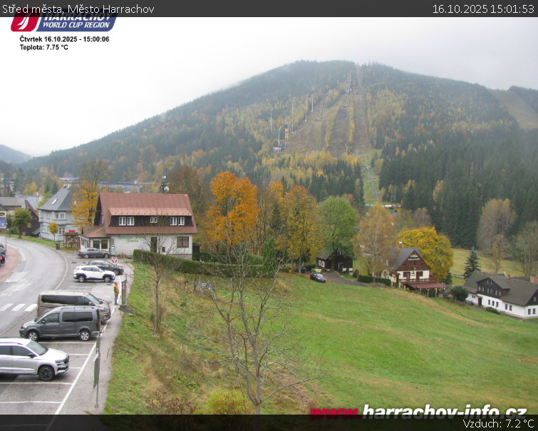 Město Harrachov - Střed města - 16.10.2025 v 15:01 Město Harrachov - Střed města - 16.10.2025 v 15:01