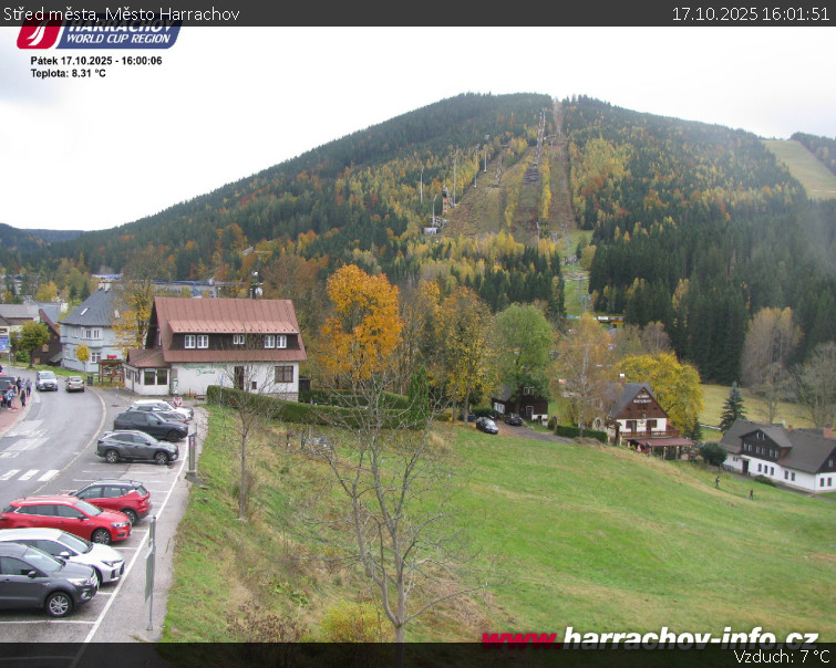 Město Harrachov - Střed města - 17.10.2025 v 16:01 Město Harrachov - Střed města - 17.10.2025 v 16:01