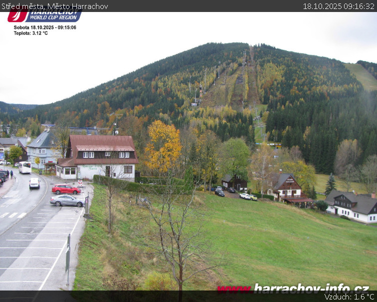 Město Harrachov - Střed města - 18.10.2025 v 09:16 Město Harrachov - Střed města - 18.10.2025 v 09:16