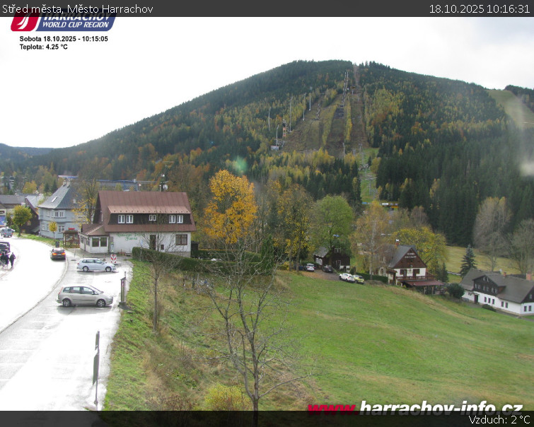 Město Harrachov - Střed města - 18.10.2025 v 10:16 Město Harrachov - Střed města - 18.10.2025 v 10:16