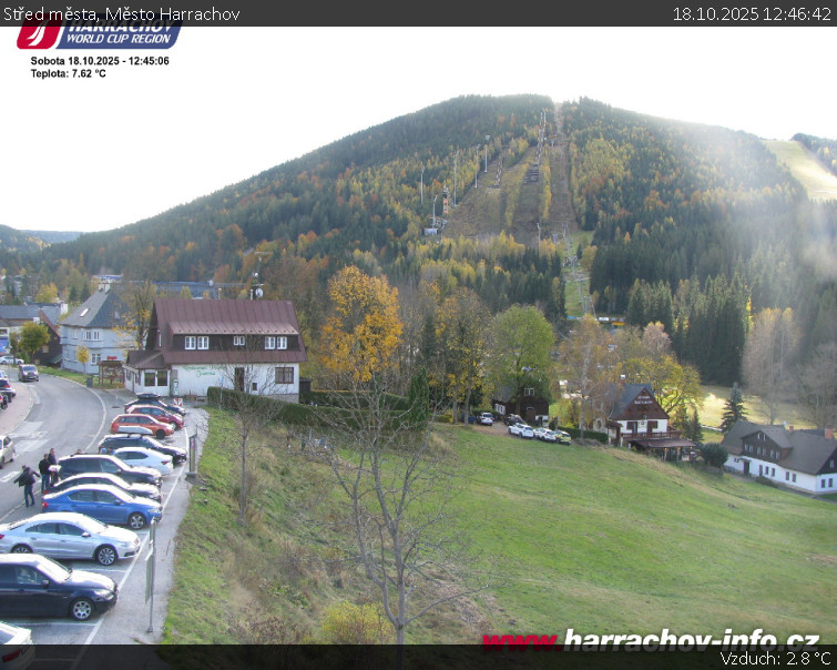 Město Harrachov - Střed města - 18.10.2025 v 12:46 Město Harrachov - Střed města - 18.10.2025 v 12:46