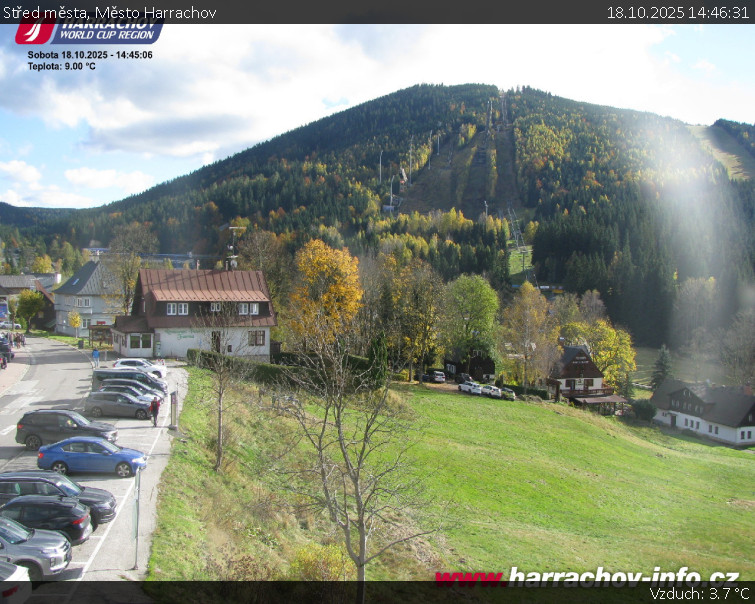 Město Harrachov - Střed města - 18.10.2025 v 14:46 Město Harrachov - Střed města - 18.10.2025 v 14:46