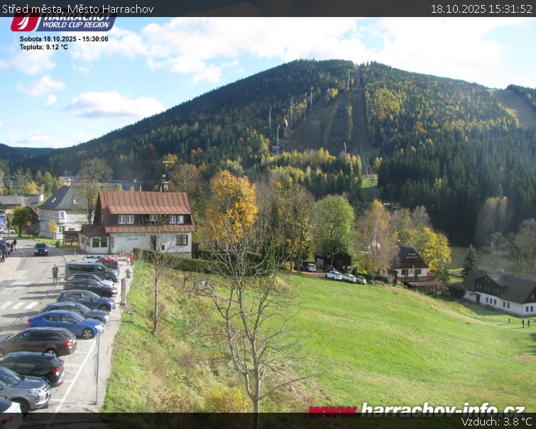 Město Harrachov - Střed města - 18.10.2025 v 15:31 Město Harrachov - Střed města - 18.10.2025 v 15:31