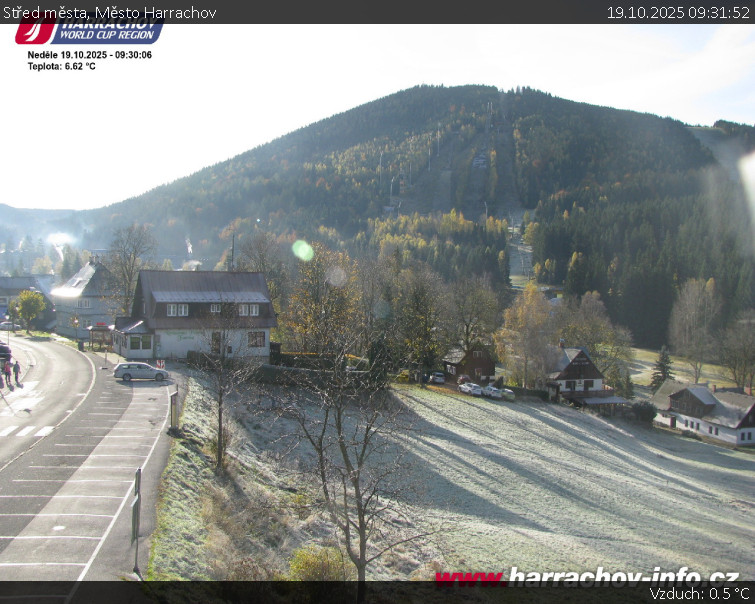 Město Harrachov - Střed města - 19.10.2025 v 09:31 Město Harrachov - Střed města - 19.10.2025 v 09:31