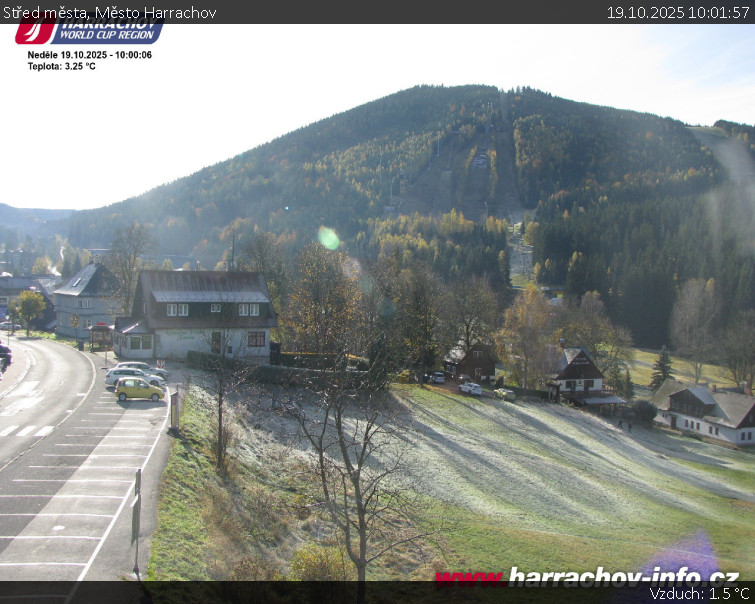 Město Harrachov - Střed města - 19.10.2025 v 10:01 Město Harrachov - Střed města - 19.10.2025 v 10:01