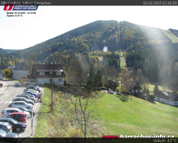 Město Harrachov - Střed města - 19.10.2025 v 12:16 Město Harrachov - Střed města - 19.10.2025 v 12:16