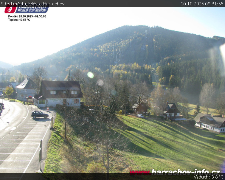 Město Harrachov - Střed města - 20.10.2025 v 09:31 Město Harrachov - Střed města - 20.10.2025 v 09:31