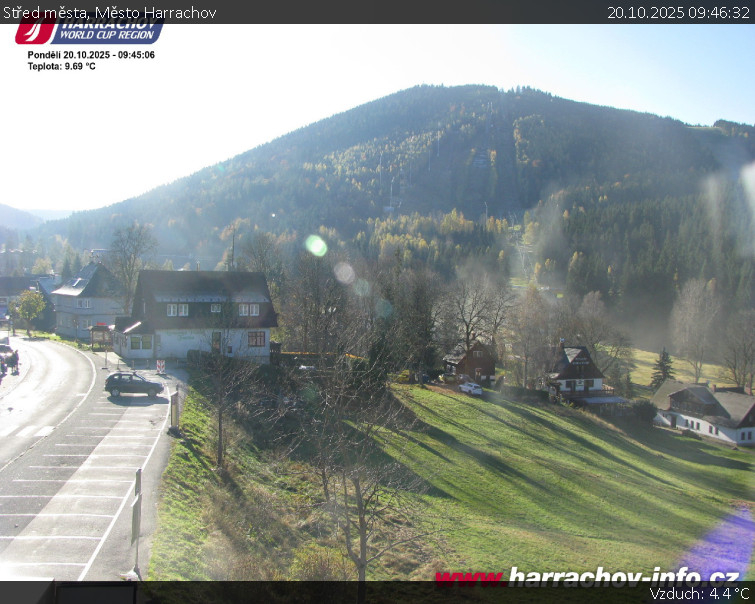 Město Harrachov - Střed města - 20.10.2025 v 09:46 Město Harrachov - Střed města - 20.10.2025 v 09:46