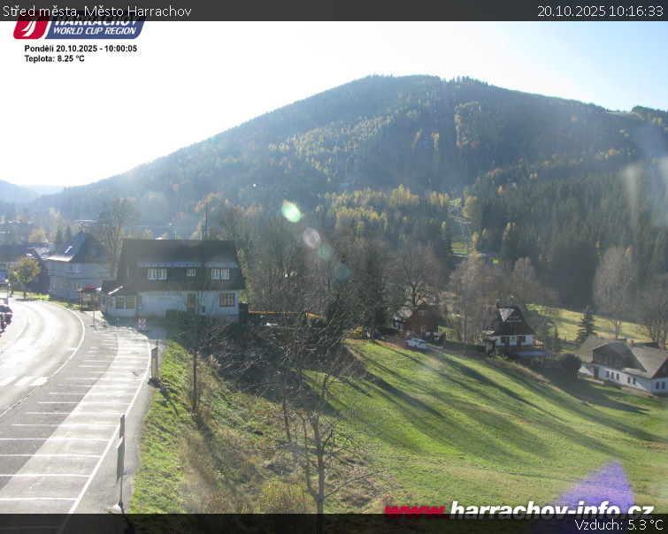 Město Harrachov - Střed města - 20.10.2025 v 10:16 Město Harrachov - Střed města - 20.10.2025 v 10:16
