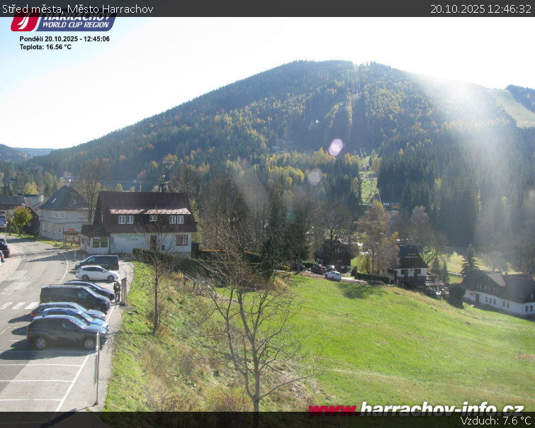 Město Harrachov - Střed města - 20.10.2025 v 12:46 Město Harrachov - Střed města - 20.10.2025 v 12:46