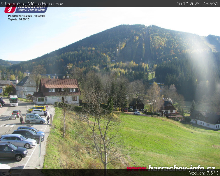 Město Harrachov - Střed města - 20.10.2025 v 14:46 Město Harrachov - Střed města - 20.10.2025 v 14:46