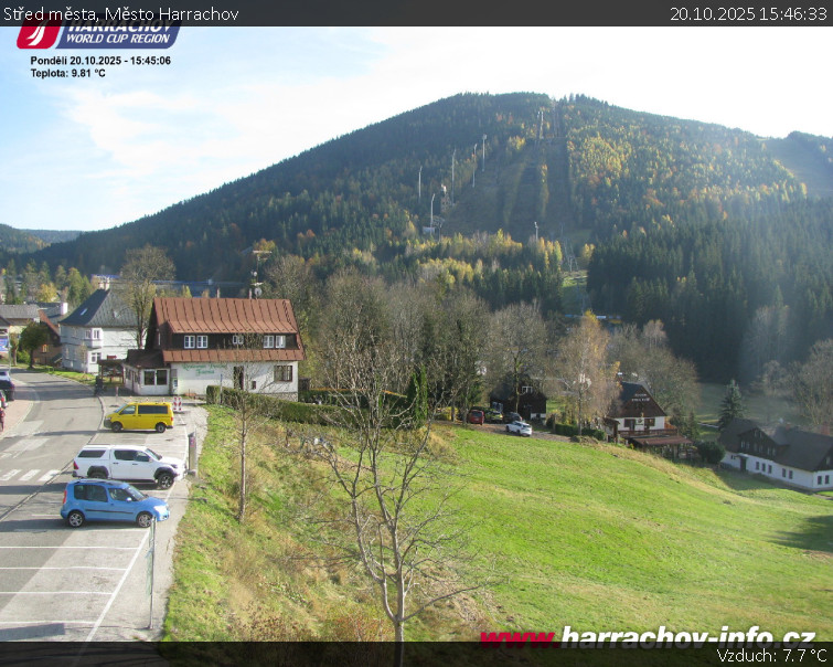 Město Harrachov - Střed města - 20.10.2025 v 15:46 Město Harrachov - Střed města - 20.10.2025 v 15:46