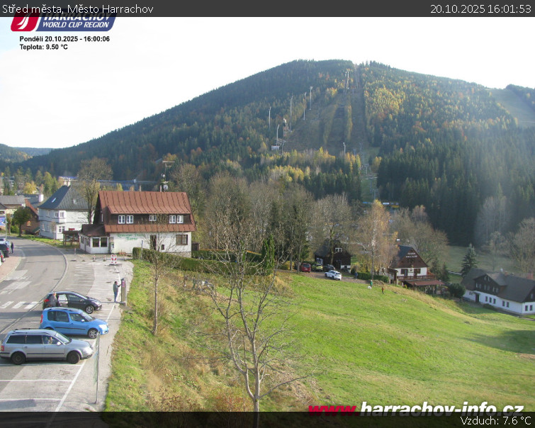 Město Harrachov - Střed města - 20.10.2025 v 16:01 Město Harrachov - Střed města - 20.10.2025 v 16:01