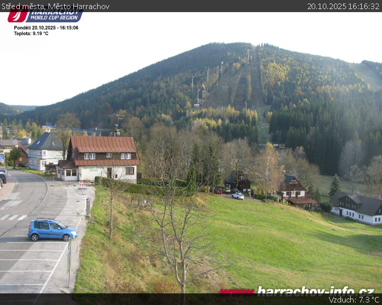 Město Harrachov - Střed města - 20.10.2025 v 16:16 Město Harrachov - Střed města - 20.10.2025 v 16:16
