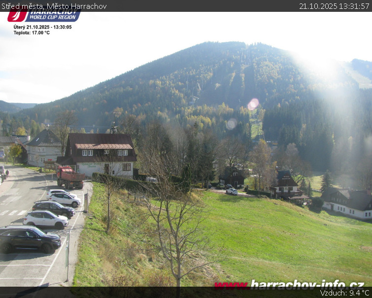 Město Harrachov - Střed města - 21.10.2025 v 13:31 Město Harrachov - Střed města - 21.10.2025 v 13:31