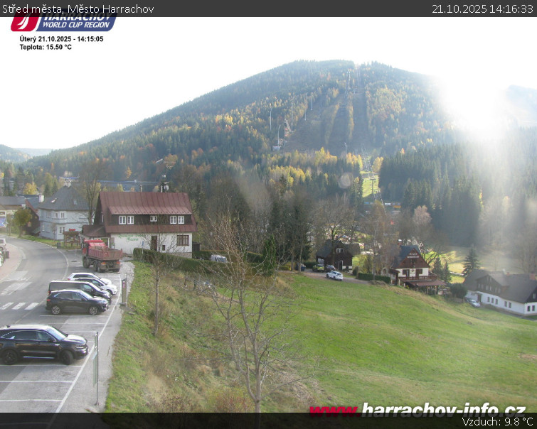 Město Harrachov - Střed města - 21.10.2025 v 14:16 Město Harrachov - Střed města - 21.10.2025 v 14:16