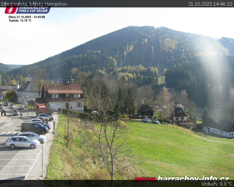 Město Harrachov - Střed města - 21.10.2025 v 14:46 Město Harrachov - Střed města - 21.10.2025 v 14:46
