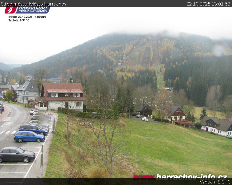 Město Harrachov - Střed města - 22.10.2025 v 13:01 Město Harrachov - Střed města - 22.10.2025 v 13:01