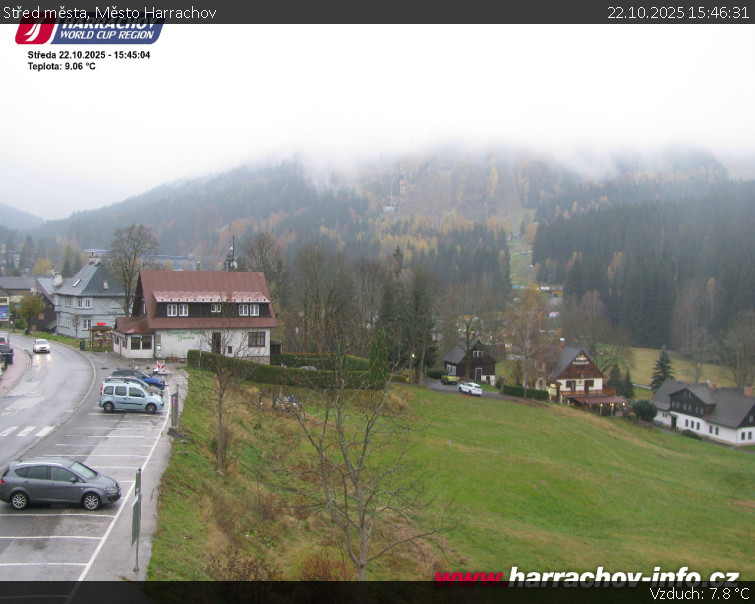 Město Harrachov - Střed města - 22.10.2025 v 15:46 Město Harrachov - Střed města - 22.10.2025 v 15:46