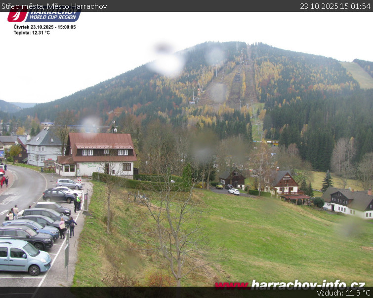 Město Harrachov - Střed města - 23.10.2025 v 15:01 Město Harrachov - Střed města - 23.10.2025 v 15:01