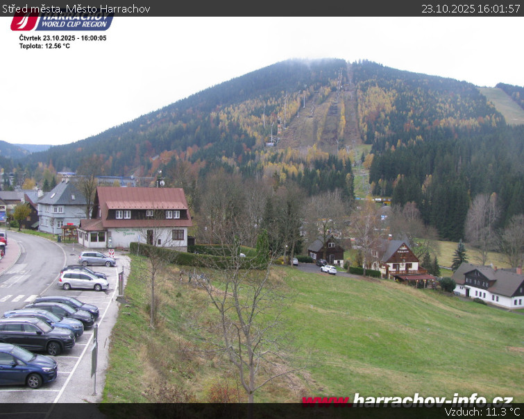 Město Harrachov - Střed města - 23.10.2025 v 16:01 Město Harrachov - Střed města - 23.10.2025 v 16:01