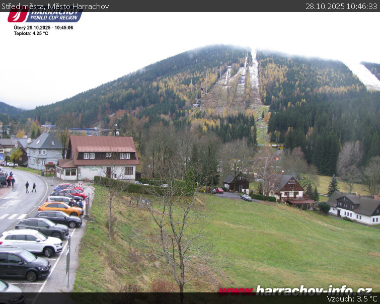 Město Harrachov - Střed města - 28.10.2025 v 10:46 Město Harrachov - Střed města - 28.10.2025 v 10:46