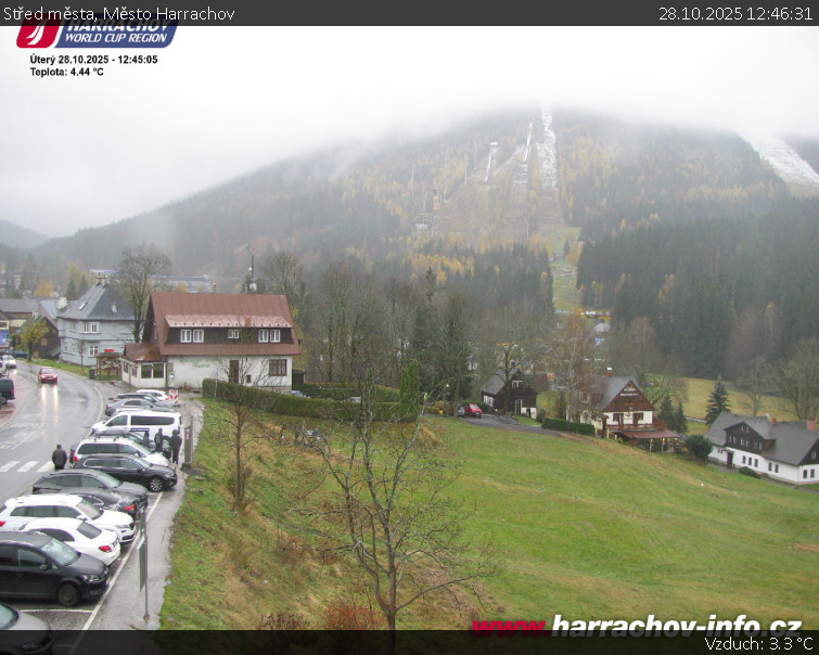 Město Harrachov - Střed města - 28.10.2025 v 12:46 Město Harrachov - Střed města - 28.10.2025 v 12:46