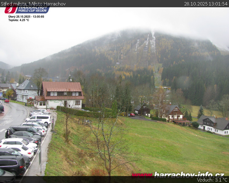 Město Harrachov - Střed města - 28.10.2025 v 13:01 Město Harrachov - Střed města - 28.10.2025 v 13:01