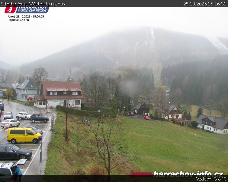 Město Harrachov - Střed města - 28.10.2025 v 15:16 Město Harrachov - Střed města - 28.10.2025 v 15:16